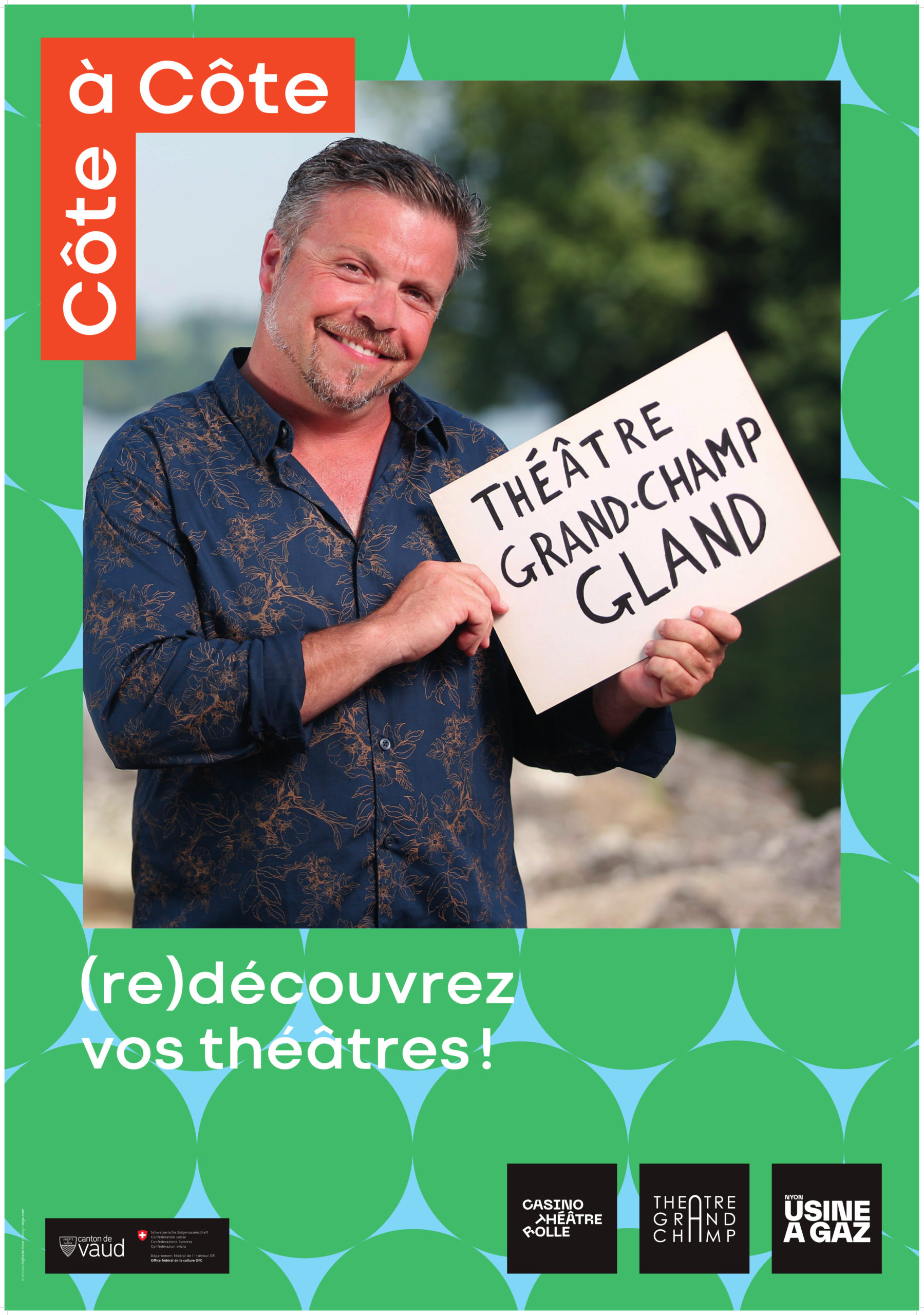 Affiche Côte à Côte · Théâtre de Grand-Champ, Gland