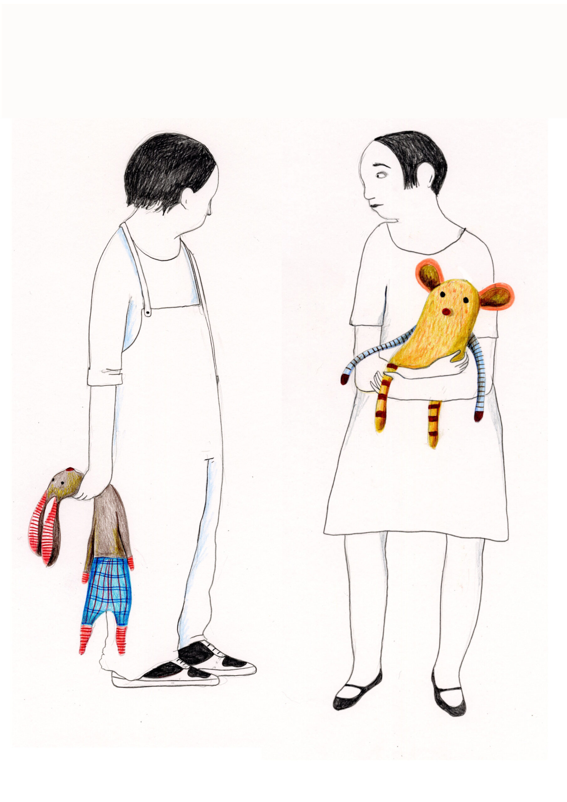 Dessins doudou Albertine rencontre